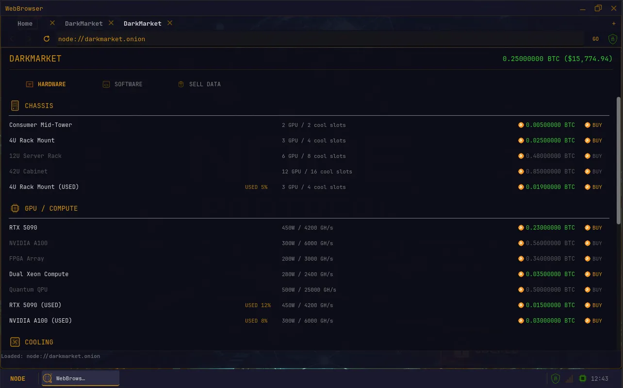 NODE: PROTOCOL screenshot: Safe Houses